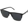 Saint Laurent SL 768 002 | Occhiali da Sole Graduati o Non Graduati | Prova Online | Unisex | Metallo | Quadrati | Nero, Oro | Adrialenti