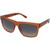 Guess GU00222 42X | Occhiali da Sole Graduati o Non Graduati | Prova Online | Plastica | Quadrati | Arancio, Trasparente | Adrialenti