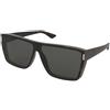 Saint Laurent SL 756 002 | Occhiali da Sole Graduati o Non Graduati | Prova Online | Plastica | Quadrati | Marrone, Havana | Adrialenti