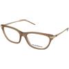Emporio Armani EA3262 6263 | Occhiali da Vista Graduati | Prova Online | Plastica | Quadrati | Marrone, Trasparente | Adrialenti