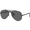 Ray-Ban RB3625 002/B1 | Occhiali da Sole Graduati o Non Graduati | Prova Online | Unisex | Metallo | Pilot | Nero | Adrialenti