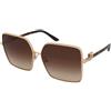 Dolce & Gabbana DG2279 02/13 | Occhiali da Sole Graduati o Non Graduati | Prova Online | Metallo | Quadrati | Oro | Adrialenti