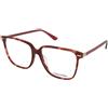 Calvin Klein CK22543 609 | Occhiali da Vista Graduati | Prova Online | Plastica | Oversize | Rosso, Havana | Adrialenti