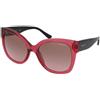 Vogue VO5338S 283114 | Occhiali da Sole Graduati o Non Graduati | Prova Online | Plastica | Cat Eye, Ovali / Ellittici | Rosso | Adrialenti