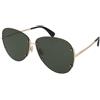 Max Mara Malibu1 MM0001 32N | Occhiali da Sole Graduati o Non Graduati | Prova Online | Metallo | Pilot | Oro | Adrialenti