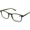 Calvin Klein CK23517 320 | Occhiali da Vista Graduati | Prova Online | Plastica | Quadrati | Nero, Verde, Trasparente | Adrialenti