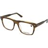 Calvin Klein CK22538 317 | Occhiali da Vista Graduati | Prova Online | Plastica | Quadrati | Marrone, Trasparente | Adrialenti