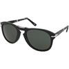 Persol PO0714 95/31 | Occhiali da Sole Graduati o Non Graduati | Prova Online | Plastica | Quadrati | Nero | Adrialenti
