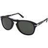Persol PO0714 95/58 | Occhiali da Sole Graduati o Non Graduati | Prova Online | Plastica | Quadrati | Nero | Adrialenti
