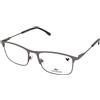 Lacoste L2252 033 | Occhiali da Vista Graduati | Prova Online | Metallo | Rettangolari | Argento | Adrialenti