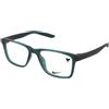 Nike 7300 301 | Occhiali da Vista Graduati | Prova Online | Plastica | Quadrati | Verde, Trasparente | Adrialenti
