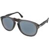 Persol PO0649 1196/56 | Occhiali da Sole Graduati o Non Graduati | Prova Online | Plastica | Quadrati | Grigio, Trasparente | Adrialenti