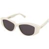 Max Mara Lee4 MM0161 21A | Occhiali da Sole Graduati o Non Graduati | Prova Online | Plastica | Cat Eye | Bianco | Adrialenti