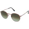 Ray-Ban Round Metal RB3447 9002A6 | Occhiali da Sole Graduati o Non Graduati | Prova Online | Unisex | Metallo | Tondi | Marrone | Adrialenti