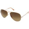 Ray-Ban Aviator Large Metal RB3025 112/M2 | Occhiali da Sole Graduati o Non Graduati | Prova Online | Unisex | Metallo | Pilot | Oro | Adrialenti