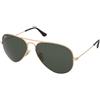 Ray-Ban Aviator RB3025 181 | Occhiali da Sole Graduati o Non Graduati | Prova Online | Unisex | Metallo | Pilot | Oro | Adrialenti