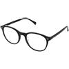 Crullé Value C1 | Occhiali da Vista Graduati | Prova Online | Unisex | Plastica | Tondi | Nero | Adrialenti