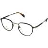 David Beckham DB 1241 2M6 | Occhiali da Vista Graduati | Metallo | Tondi | Verde, Oro | Adrialenti