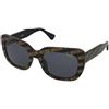 Moschino MOS132/S 7RM/IR | Occhiali da Sole Graduati o Non Graduati | Plastica | Quadrati | Nero, Oro | Adrialenti