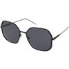 Prada PR 52WS 1AB5Z1 | Occhiali da Sole Graduati o Non Graduati | Prova Online | Metallo | Quadrati, Oversize, Esagonale | Nero | Adrialenti