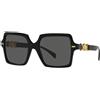 Versace VE4441 GB1/87 | Occhiali da Sole Graduati o Non Graduati | Prova Online | Plastica | Quadrati, Oversize | Nero | Adrialenti