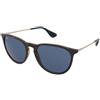 Ray-Ban Erika Color Mix RB4171 639080 | Occhiali da Sole Graduati o Non Graduati | Prova Online | Unisex | Plastica | Ovali / Ellittici | Marrone, Havana | Adrialenti