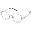 Kimikado Titanium Ishikari C2 | Occhiali da Vista Graduati | Prova Online | Unisex | Titanio | Tondi | Argento | Adrialenti