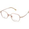 Kimikado Titanium Kyuedo C1 | Occhiali da Vista Graduati | Prova Online | Unisex | Titanio | Quadrati, Esagonale | Oro rosa | Adrialenti