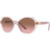 Vogue VO5475SB 276314 | Occhiali da Sole Graduati o Non Graduati | Prova Online | Plastica | Oversize, Ovali / Ellittici | Rosa, Trasparente | Adrialenti