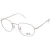 Ray-Ban RX6448 2501 | Occhiali da Vista Graduati | Prova Online | Unisex | Metallo | Quadrati | Argento | Adrialenti