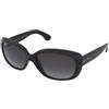 Ray-Ban Jackie Ohh RB4101 601/T3 | Occhiali da Sole Graduati o Non Graduati | Prova Online | Plastica | Rettangolari | Nero | Adrialenti