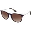 Ray-Ban Erika RB4171 631513 | Occhiali da Sole Graduati o Non Graduati | Prova Online | Unisex | Plastica | Tondi, Panthos, Ovali / Ellittici | Blu, Marrone | Adrialenti