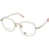 Kimikado Titanium Chitose C1 | Occhiali da Vista Graduati | Prova Online | Unisex | Titanio | Quadrati, Esagonale | Oro | Adrialenti