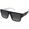 Dsquared2 ICON 0003/S 80S/9O | Occhiali da Sole Graduati o Non Graduati | Prova Online | Unisex | Plastica | Quadrati | Nero | Adrialenti