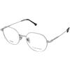 Kimikado Titanium Shinano C2 | Occhiali da Vista Graduati | Prova Online | Unisex | Titanio | Tondi | Argento | Adrialenti