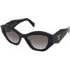 Prada PR 07YS 1AB0A7 | Occhiali da Sole Graduati o Non Graduati | Prova Online | Plastica | Cat Eye, Ovali / Ellittici | Nero | Adrialenti