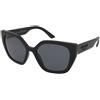 Prada PR 24XS 1AB5Z1 | Occhiali da Sole Graduati o Non Graduati | Prova Online | Plastica | Quadrati | Nero | Adrialenti