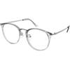 Crullé TR1726 C4 | Occhiali da Vista Graduati | Prova Online | Metallo, Plastica | Oversize | Argento, Trasparente | Adrialenti