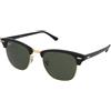 Ray-Ban RB3016 901/58 | Occhiali da Sole Graduati o Non Graduati | Prova Online | Unisex | Plastica | Browline | Nero | Adrialenti