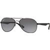 Ray-Ban RB3549 002/T3 | Occhiali da Sole Graduati o Non Graduati | Prova Online | Unisex | Metallo | Pilot | Nero | Adrialenti