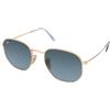 Ray-Ban Hexagonal RB3548N 91233M | Occhiali da Sole Graduati o Non Graduati | Prova Online | Unisex | Metallo | Tondi | Oro | Adrialenti