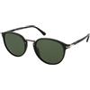 Persol PO3210S 95/31 | Occhiali da Sole Graduati o Non Graduati | Prova Online | Unisex | Plastica | Tondi | Nero | Adrialenti
