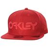 Oakley Teddy B1b Hat Cappello, Linea Rossa, Taglia Unica Uomo