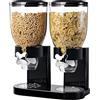 FARYODI Cereal Dispenser Countertop, 2 l, dispenser per alimenti in plastica, dispenser per cereali e cornflakes, ideale per caramelle, contenitori salvafreschezza (2)