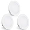 KYOTECH Faretti da Incasso a LED 230V, 4W 440LM Faretti LED 16mm Ultrapiatti 2700K Bianco Caldo Faretti da Soffitto Foro 55-60mm per Cucina, Soggiorno, Camera da Letto, Bianco, Set da 3