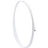 GORGECRAFT 7mX7mm Stecche in Acciaio Rivestito in Plastica Stecche per Corsetti Bianche Stecche in Acciaio per Molle per Cucire Stecche Piatte in Acciaio Inox Sostegni in Metallo Strisce di Supporto