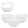 GORGECRAFT 4pz Ciotole per Fango Facciale Piccole Ciotole per Maschera Facciale in Silicone Flessibile Riutilizzabili Prodotti per La Cura della Pelle del Viso Ciotole per Mescolare Kit di Strumenti