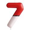 Zi Lan Candela per Torta di Compleanno Rosso Bianco Anime Numero 7 Candele per il 7° Compleanno Decorazione per Torta per Festa a Tema Cartone Animato Forniture per Decorazioni Anime Regali
