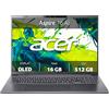 ACER Aspire 16 AI A16-61M NOTEBOOK, ", processore AMD Ryzen 5 330, Radeon™ Onboard Graphics, RAM GB, 512 GB SSD, Grey, Windows 11 Home