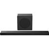HISENSE SOUNDBAR + SUBWOOFER HISENSE AX3120Q 3.1.2 canali, Potenza Max 440 W, Cassa wireless, NERO